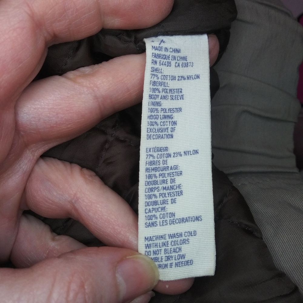 American Eagle 2012 Women's Hooded Khaki Water Resistant Bomber Style Jacket - Picture 14 of 16